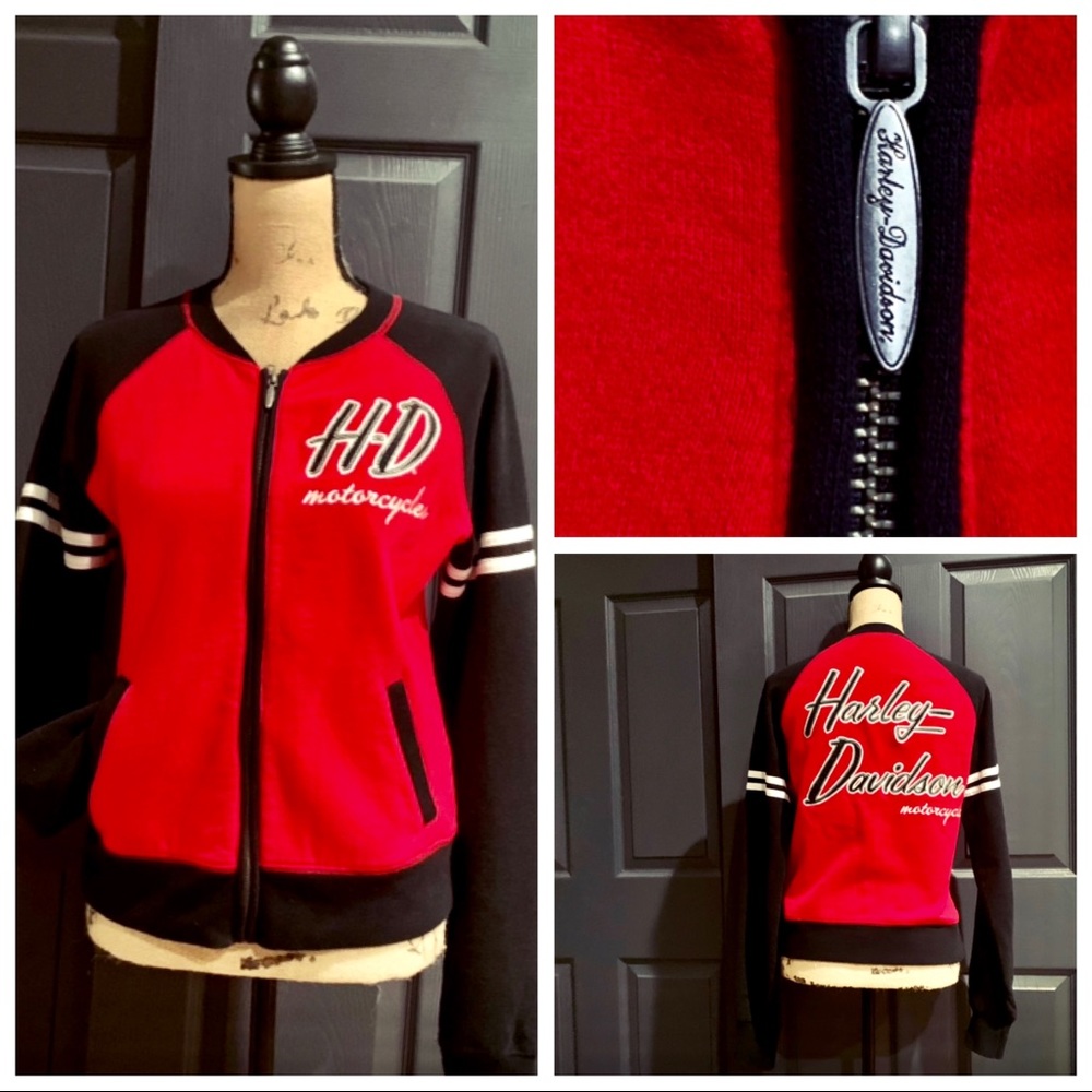 Medium *Harley Davidson* Zip Up Cardigan